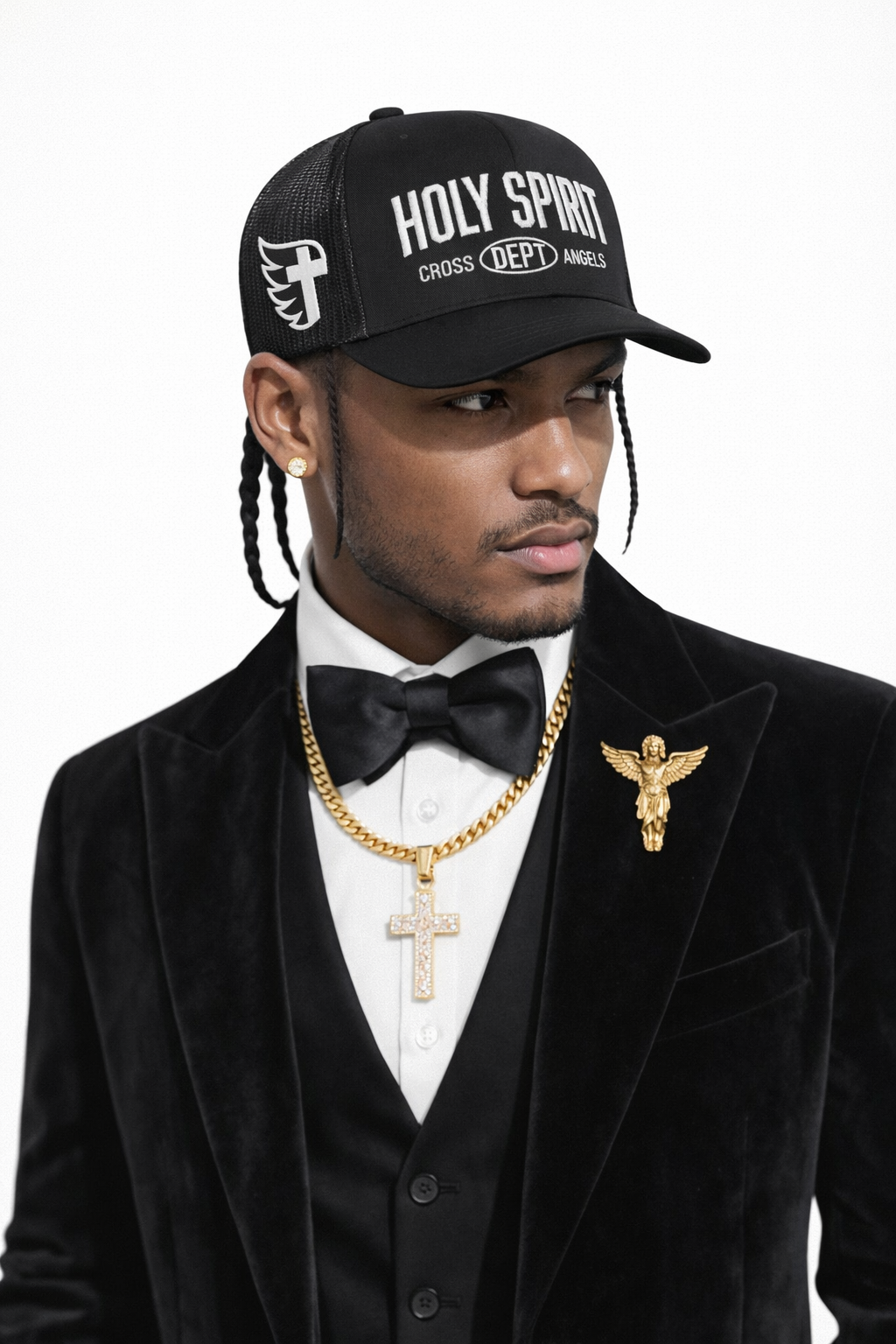 CROSS ANGELS x HOLY SPIRIT DEPT — Trucker Hat