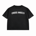 CROSS ANGELS x
HOLY SPIRIT DEPT —
Oversized Cropped Tee