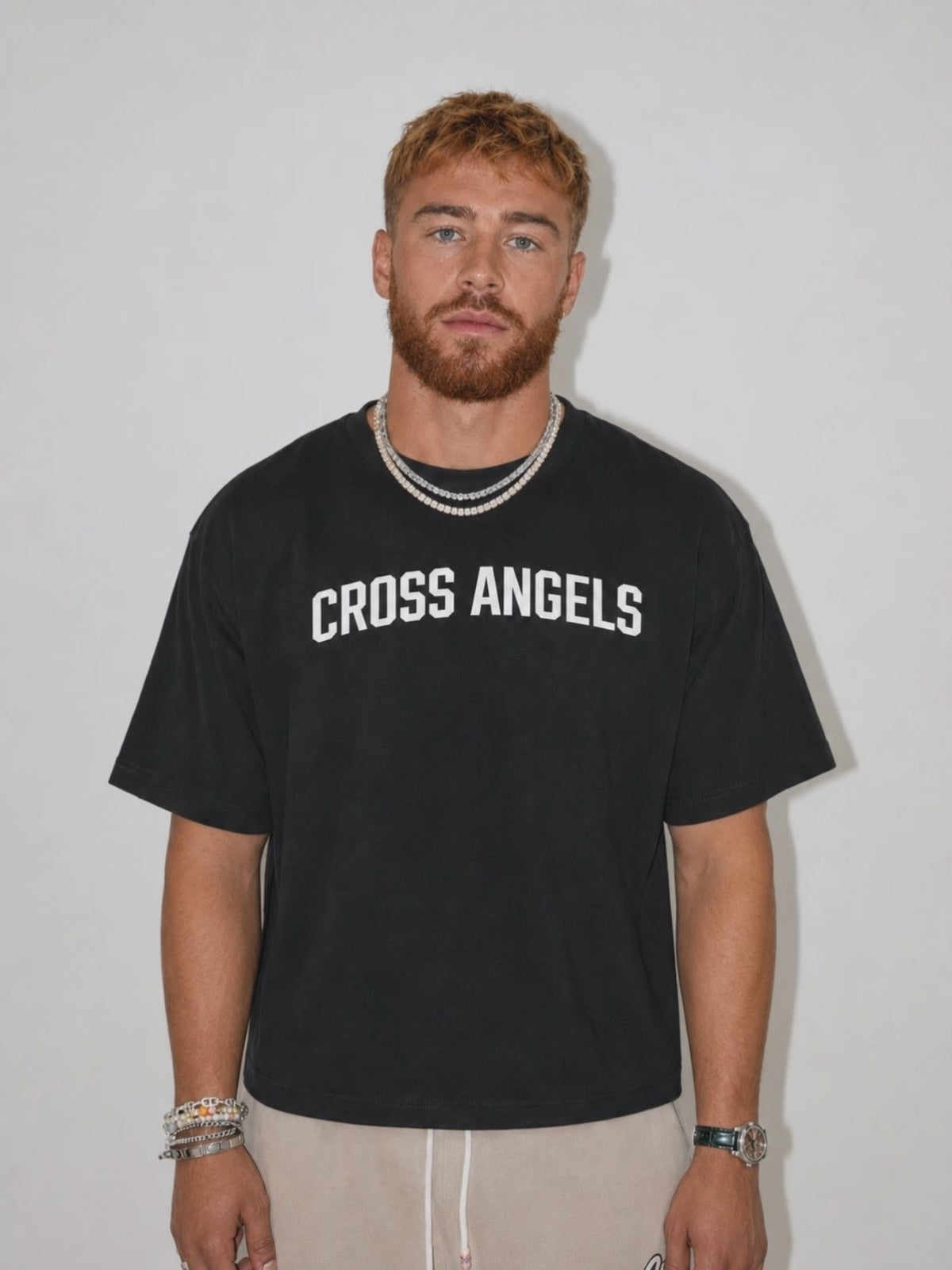 HOLY SPIRIT DEPT —
Oversized Cropped Tee